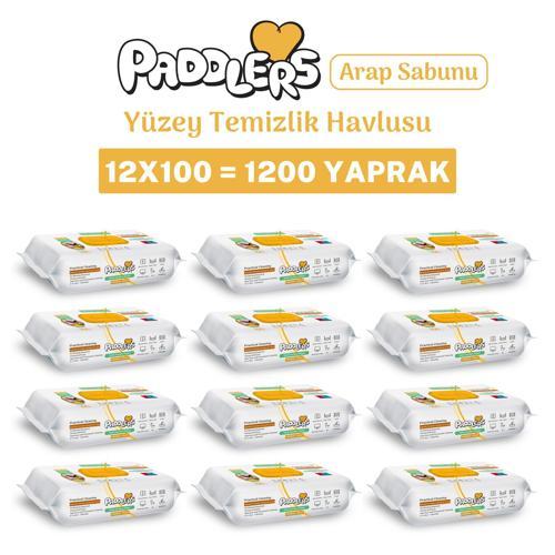 Easy Clean Arap Sabun Katkılı Yüzey Temizlik Havlusu 12x100 (1200 Yaprak)