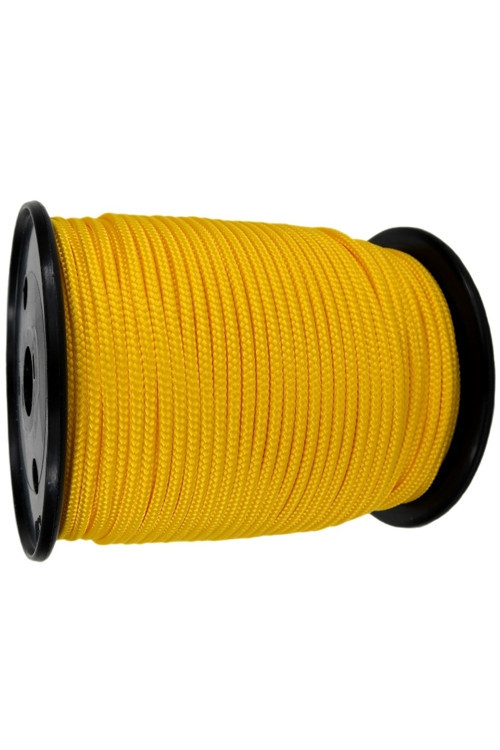 Sarı Renkli İskota Halat İp 6 Mm 10 Metre Yelken Mandar Halatı