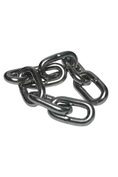 Galvaniz Zincir 10Mm Makaralı Düz Zincir 2 Metre