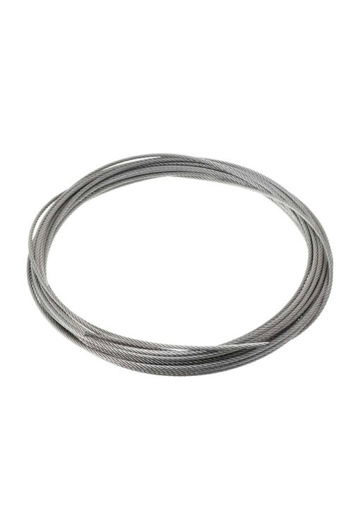Paslanmaz Krom Çelik Halat 7X19 4 Mm 10 Metre