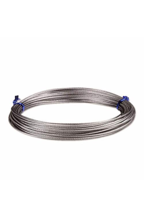 Paslanmaz Krom Çelik Halat (7X19) 2Mm 10 Metre