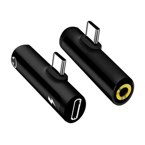 Type-C To USB-C + 3.5mm Aux Stereo Kulaklık/aux/şarj Dönüştürücü Adaptör (Converter)