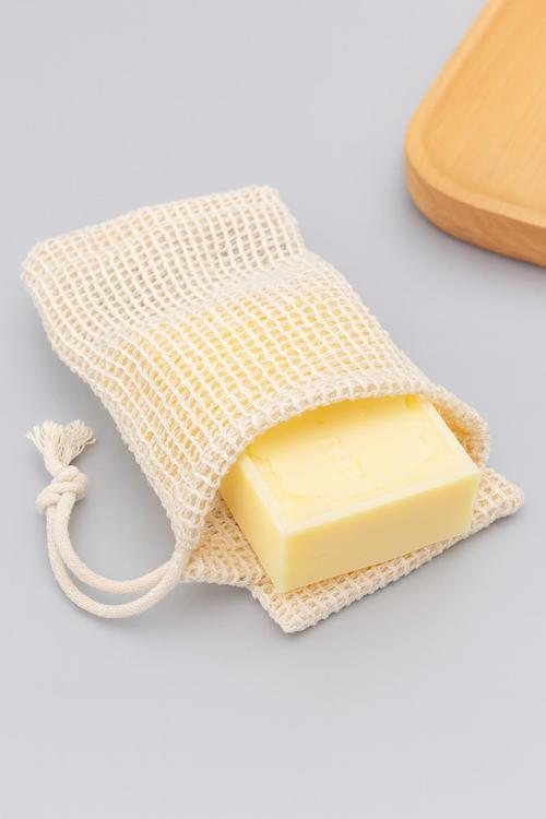 Pamuklu File Banyo Kesesi 6’lı Set Doğal Sabunluk ve Duş Kesesi