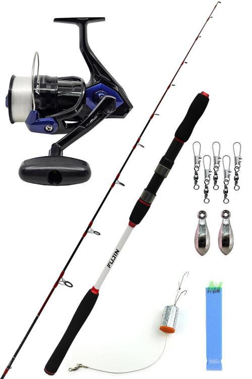 Okuma Fin Chaser X FNX-60 Fujin DeepKing 60-180 Gr Bot Tekne Olta Takımı Seti 