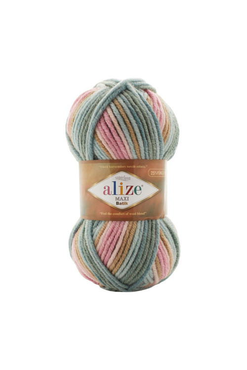 Süperlana Maxi Chunky Kazak,Hırka Ipi Kalın %25 Yünlü Batik 7803