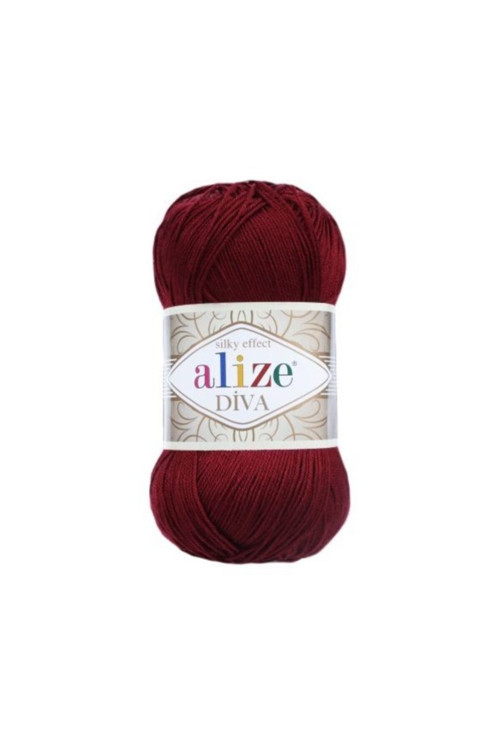 Diva El Örgü Ipliği - 57 Bordo -