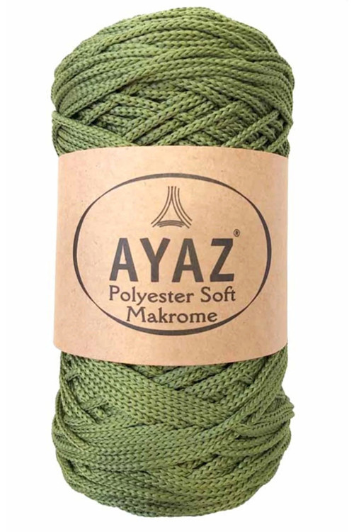 Polyester Soft Makrome İpi 1263 Koyu Yeşil