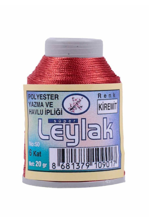 Oya Dantel Ipi Yazma Ve Havlu Ipliği 20 Gr Polyester Kiremit