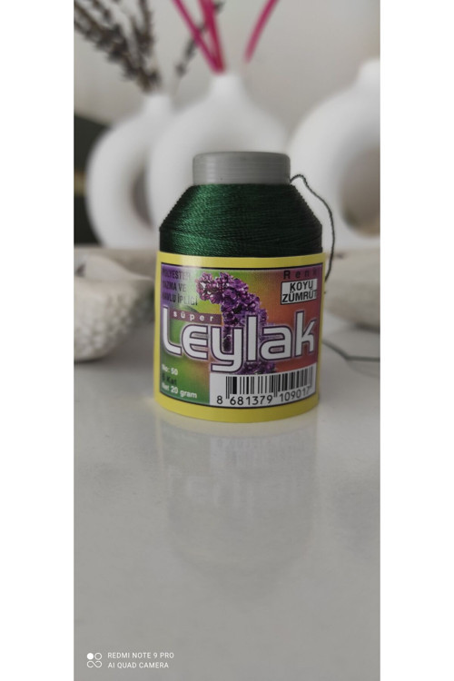 Polyester Yazma Ve Havlu İpliği Koyu Zümrüt