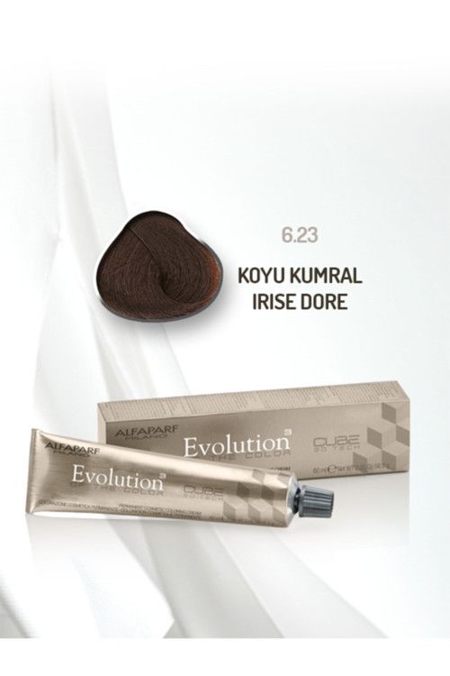 Evolution Saç Boyası 60 Ml No: 6.23 Koyu Kumral Irise Dore