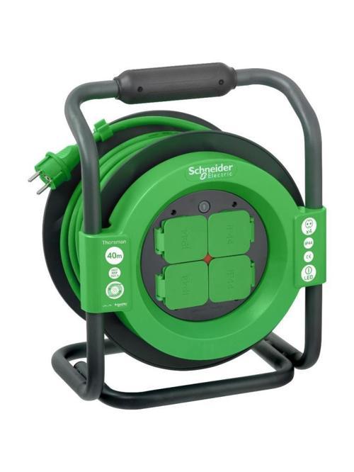 SCHNEİDER 3X1,5 40 MT KABLOLU IP44,H07RNF PRİZLİ KABLO MAKARASI
