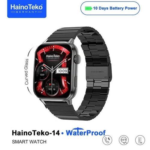 Watch Ultra 14 Amoled Ekran WaterProof 3 Kordonlu Akıllı Saat Siyah Teko14