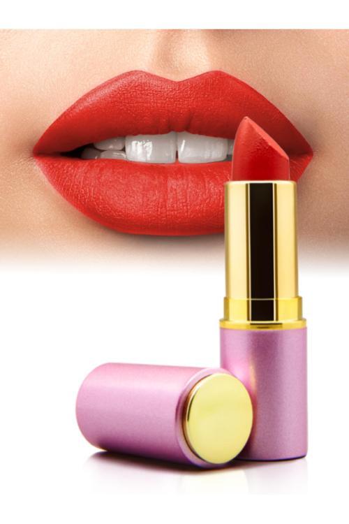 Natural Matte Lipstick / Dudak Besleyici Mat Ruj Nar Çiçeği Kırmızısı No 16