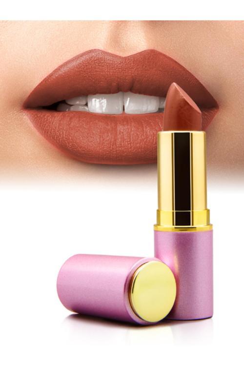 Natural Matte Lipstick / Dudak Besleyici Mat Ruj Pembe Ve Kahve Karışımı No 23