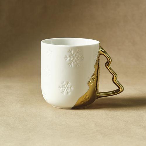 New Year Yılbaşı Golden Tree Kupa 400 ml