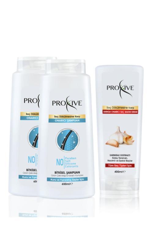 Tuzsuz Parabensiz Silikonsuz Boyasız Keratin Şampuanı 650 M + Anında Onarıcı Saç Kremi 400 M