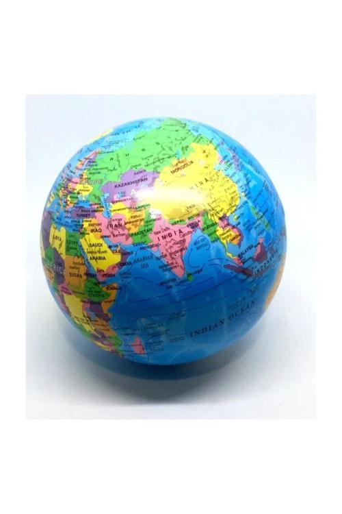 Işıklı Dönen Dünya Küresi Mavi