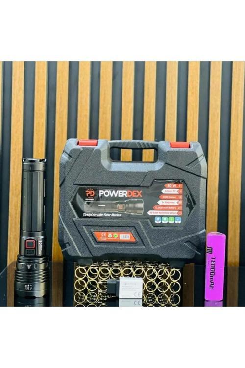 Pd-12500 50 Watt 5000 Lümen Profesyonel Büyük Avcı El Feneri