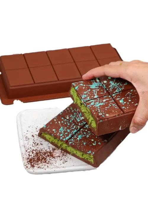 Büyük Boy Dubai Çikolatası Kalıbı Silikon Çikolata Kalıbı Silikon 1 Adet 25 Uzunluk 9,84 Inç 2 Adet