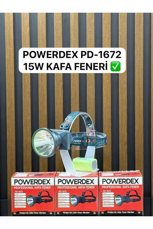 Pd-1672 15W 1500 Lümen Profesyonel Şarjlı Kafa Lambası