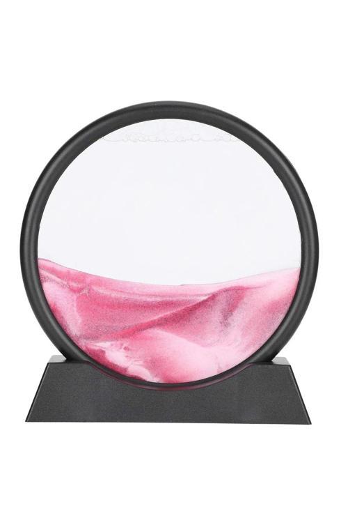 Sulu Küçük Boy Yuvarlak Kum Saati 15 Cm Renk Karışık