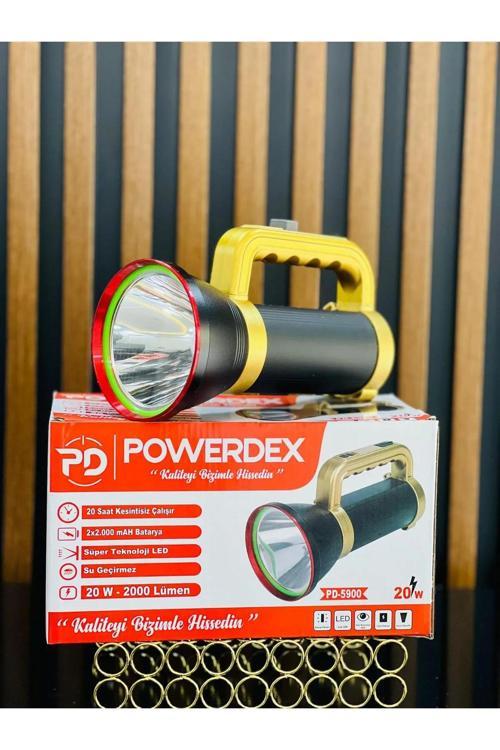 Pd-5900 El Feneri 20W 2000 Lümen Su Geçirmez
