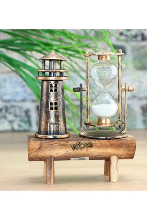 Dekoratif Kum Saati Deniz Feneri