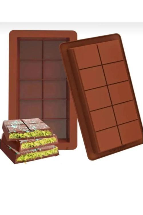 1 Adet 25 Uzunluk 9,84 Inç Büyük Boy Dubai Çikolatası Kalıbı Silikon Çikolata Kalıbı Silikon