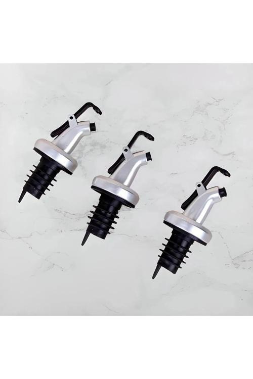 Sızdırmaz 3' Lü Yağdanlık Tıpası Yağdanlık Başlığı Tapa Tıpa Kapaklı Şişe Ucu