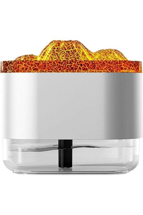 Yanardağ Difüzör Aromaterapi Yanar Dağ Model Hava Nemlendirici Difüzörü Atmosfer Işığı