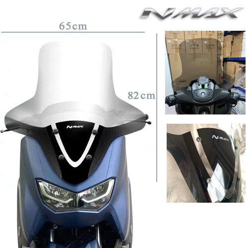 Yamaha Nmax 125/155 2021-2024 Siperlik Ön Cam 82 cm Şeffaf