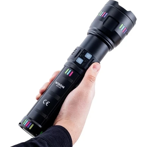 WS-1150 Profesyonel Şarjlı El Feneri | 60W – 5500 Lümen – 22000MAH – 10 Saat Çalışma – Zoom – Metal Gövde