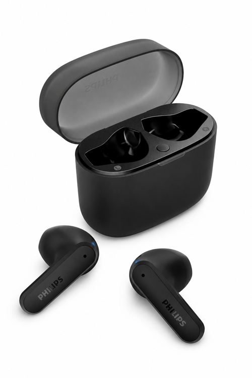 TAT2139BK/00 Kablosuz Kulak İçi Kulaklık, Bluetooth 5.3, 28 Saat Çalma Süreli, Siyah