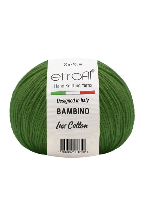 Koyu Yeşil Bambino Lüx Cotton Örgü İpi 70429