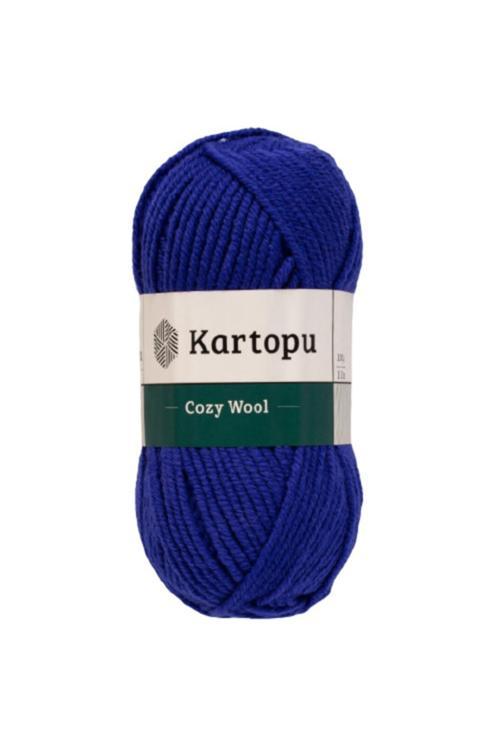 5'Li Paket Cozy Wool K1624 Menekşe Mavi Yün Örgü İpi