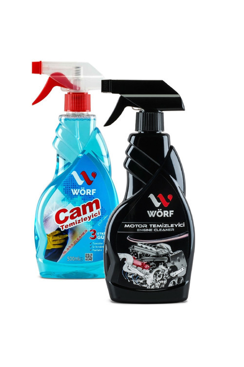 Oto Bakım Seti Motor Temizleyici & Cam Temizleyici
