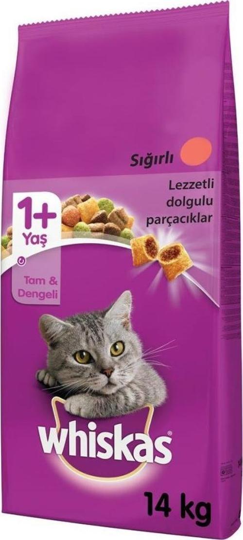 Biftek ve Havuçlu Yetişkin Kuru Kedi Maması 14 Kg