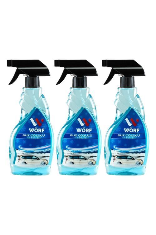 500 Ml Buz Çözücü 3 Lü Sprey , Araba Cam Buzlanma Önleyici