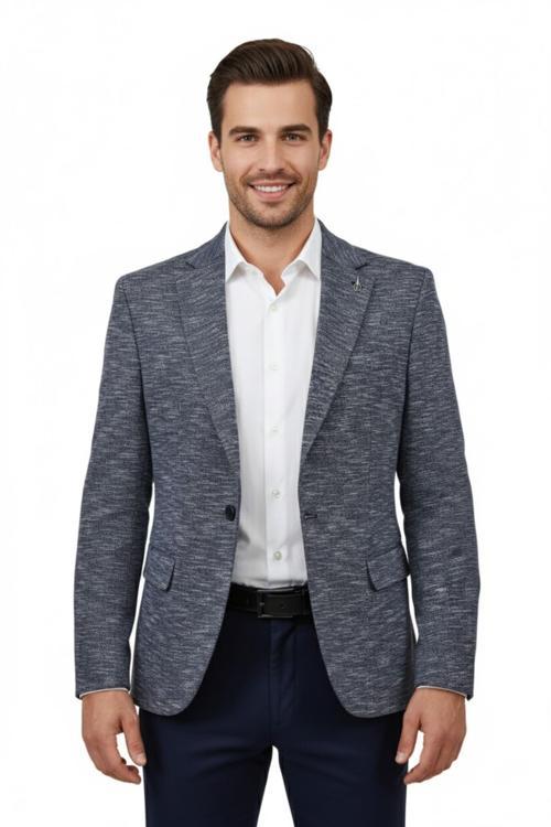 Erkek Tek Spor Ceket Çift Yırtmaçlı BGL-ST04981