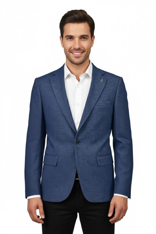 Erkek Tek Spor Ceket Çift Yırtmaçlı BGL-ST04982