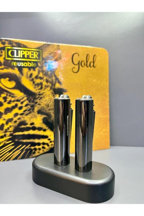 Orijinal Metal Kılıflı Taşlı Ve Gazlı 2 Adet Clipper Çakmak