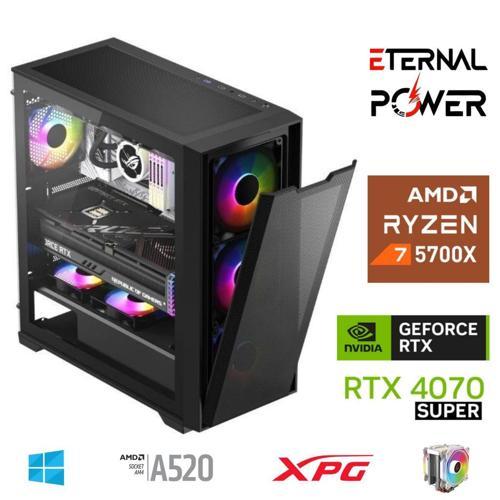 RYZEN 7 5700X 32G DDR4 1TB M.2 RTX4070 Super A520 M750W