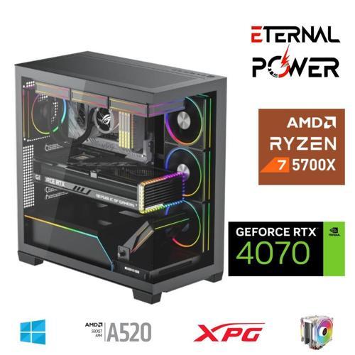 RYZEN 7 5700X 32G DDR4 1TB M.2 RTX4070 A520 T750W