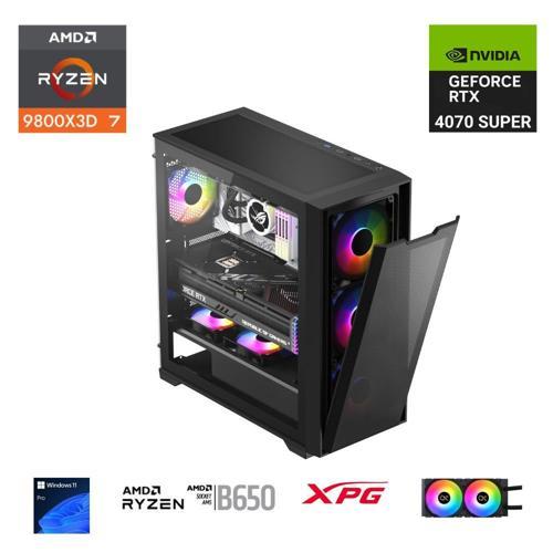 RYZEN 7 9800X3D 64GB DDR5 1TB M.2  RTX 4070 SUPER B650 750W 240M