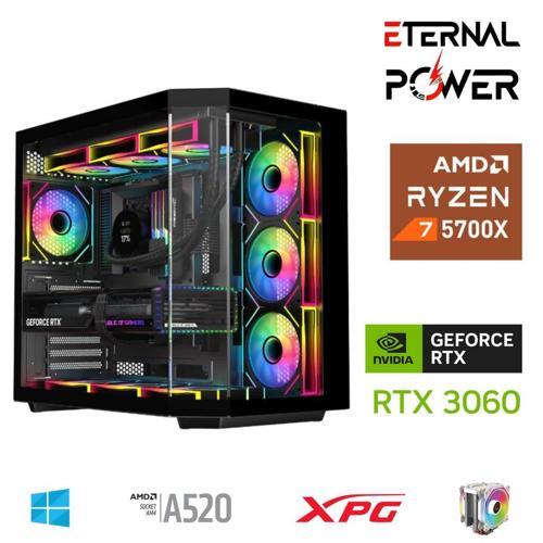 RYZEN 7 5700X 32G DDR4 1TB M.2 RTX3060 A520 A650W