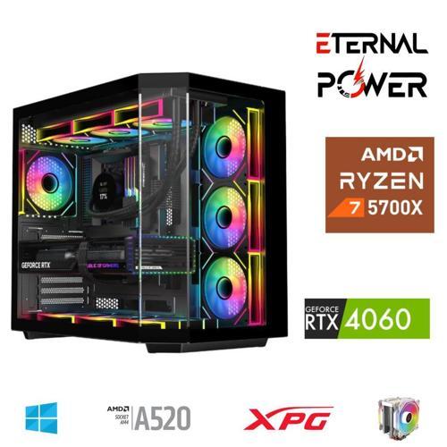 RYZEN 7 5700X 32G DDR4 1TB M.2 RTX4060 A520 A650W
