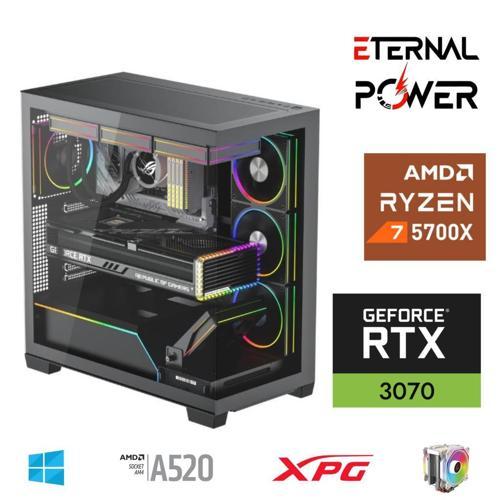RYZEN 7 5700X 32G DDR4 1TB M.2 RTX3070 A520 T650W