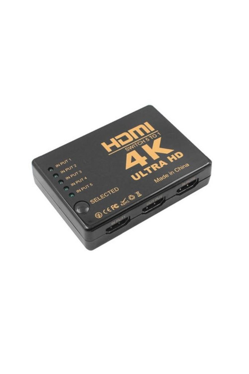 SL-HSW4K55 HDMI 5TO1 SWITCH 4K*2K, IR +Adaptör