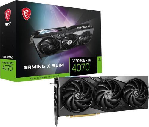 RTX 4070 Gaming X Slim 12G 192 Bit GDDR6X 12 GB Ekran Kartı