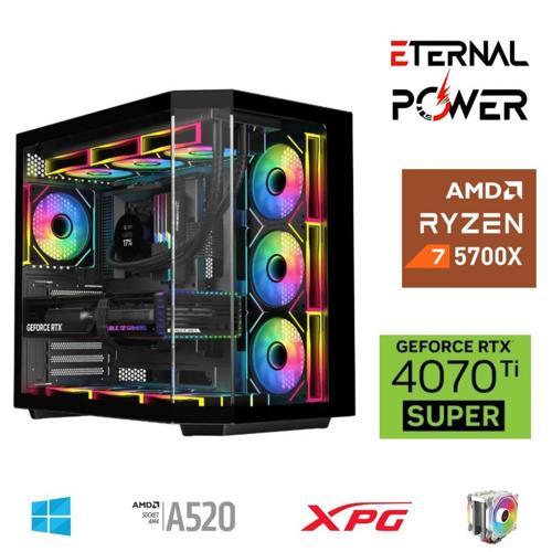 RYZEN 7 5700X 32G DDR4 1TB M.2 RTX4070Ti Super A520 A750W
